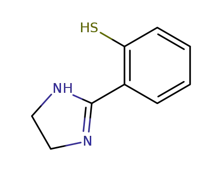 Molecular Structure of 53440-31-6 (2-(4,5-DIHYDRO-1H-IMIDAZOL-2-YL)BENZENETHIOL)
