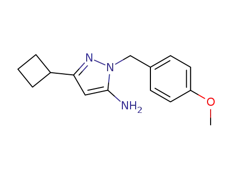 5-Cyclobutyl-2-(4-methoxy-benzyl)-2H-pyrazol-3-ylamine
