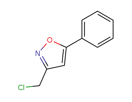Molecular Structure of 14731-10-3 (3-(CHLOROMETHYL)-5-PHENYLISOXAZOLE)