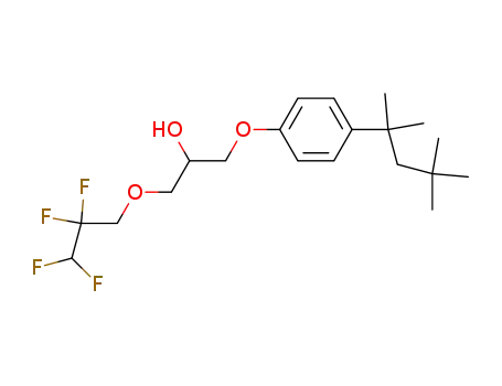 1-(2,2,3,3-tetrafluoropropoxy)-3-(4-tert-octylphenoxy)-2-propanol