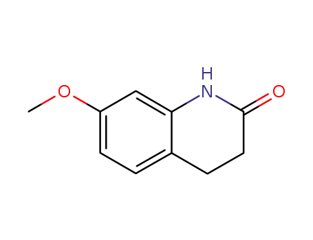 Molecular Structure of 22246-17-9 (7-Methoxy-3,4-dihydro-1H-quinolin-2-one)