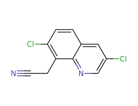 3,7-dichloro-8-cyanomethylquinoline