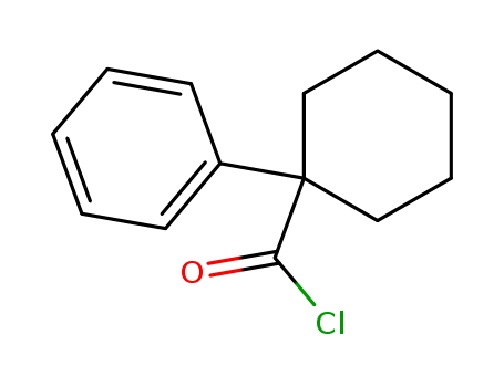 Cyclohexanecarbonyl chloride, 1-phenyl-