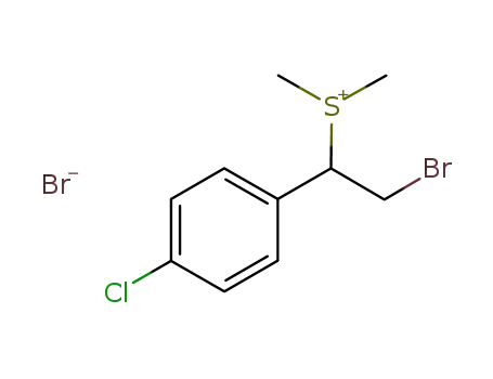 (2-bromo-1-(4-chlorophenyl)ethyl)dimethylsulfonium bromide