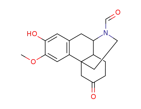 N-formyl-2-hydroxy-3-methoxy-6-oxomorphinan