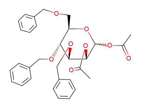 1,2-di-O-acetyl-3,4,6-tri-O-benzyl-α/β-D-mannopyranoside