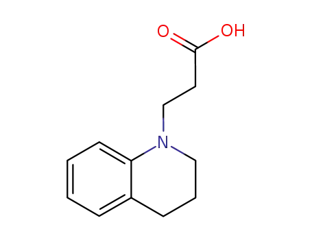 Molecular Structure of 91641-02-0 (1,2,3,4-TETRAHYDROQUINOLINEPROPIONIC ACID)