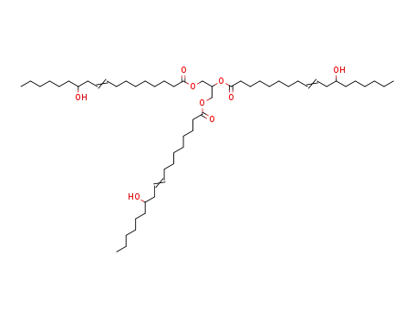Molecular Structure of 15505-14-3 (TRIRICINOLEIN)
