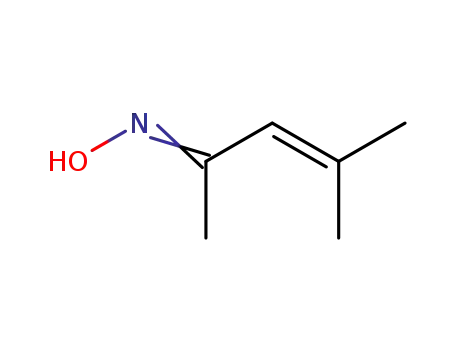 Molecular Structure of 2158-24-9 ((2E)-4-methylpent-3-en-2-one oxime)