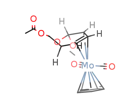 (η5-cyclopentadienyl)(dicarbonyl){(2R,5S,6S)-(3,4,5-η)-2-(acetoxymethyl)-6-ethoxy-5,6-dihydro-2H-pyran-5-yl}molybdenum