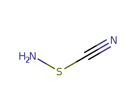 Molecular Structure of 28241-61-4 (Thiohydroxylamine,S-cyano- (9CI))