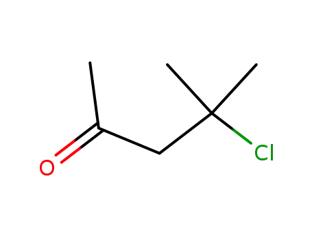 Molecular Structure of 14575-13-4 (2-Pentanone, 4-chloro-4-methyl-)