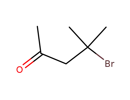 Molecular Structure of 66647-68-5 (2-Pentanone, 4-bromo-4-methyl-)