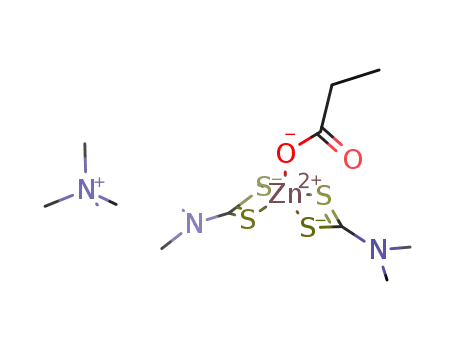 tetramethylammonium bis(dimethyldithiocarbamato)propionatozincate