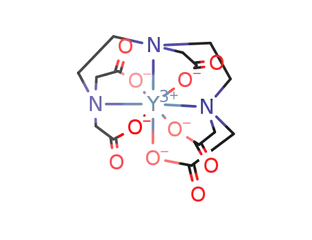 Y(diethylenetriaminepentaacetate)(2-)