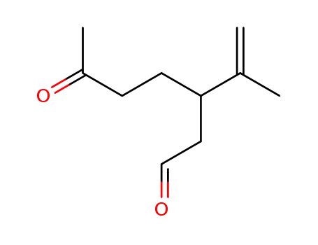 (3R*)-6-oxo-3-(prop-1-en-2-yl)heptanal