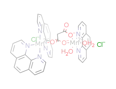 [Mn(II)2(malonate)(1,10-phenanthroline)3(H2O)2Cl]Cl