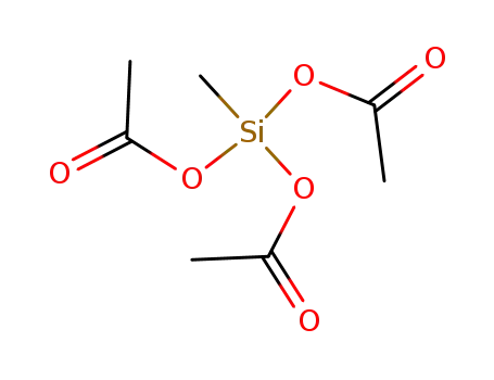 Molecular Structure of 4253-34-3 (Methyltriacetoxysilane)