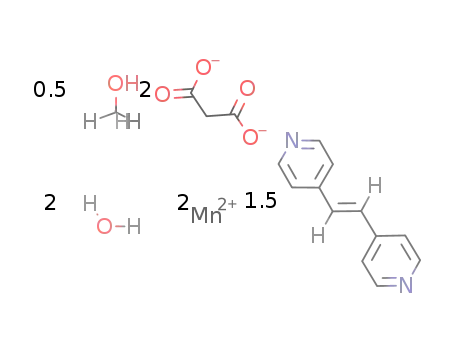 [Mn2(malonate)2(trans-1,2-bis(4-pyridyl)ethylene)(H2O)2]*0.5(trans-1,2-bis(4-pyridyl)ethylene)*0.5CH3OH