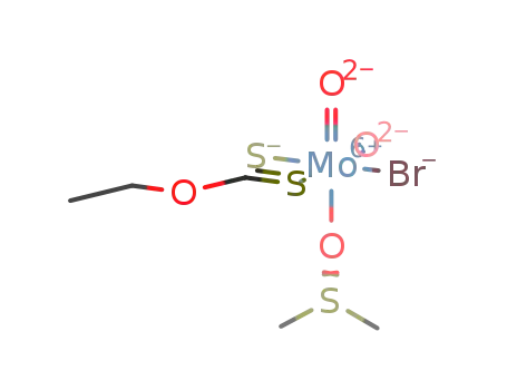 MoO2Br(O-ethyl dithiocarbonate)(dimethylsulfoxide)