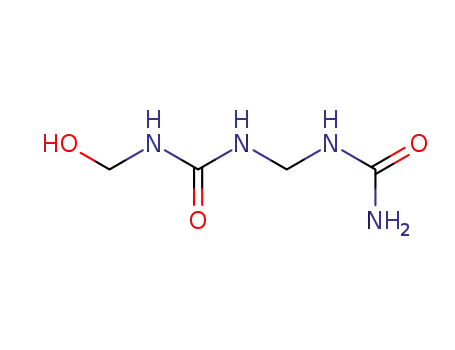Molecular Structure of 38688-61-8 (Urea, N-[[(aminocarbonyl)amino]methyl]-N'-(hydroxymethyl)-)