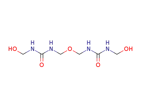 Molecular Structure of 1910-86-7 (4-Oxa-2,6,8-triazanonanamide, 9-hydroxy-N-(hydroxymethyl)-7-oxo-)