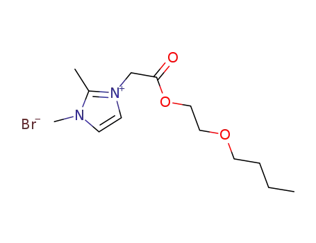 2,3-dimethyl-1-(butoxyethoxycarbonylmethyl)imidazolium bromide