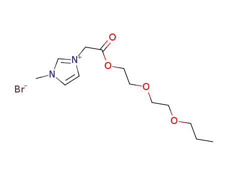 3-methyl-1-(propoxyethoxyethoxycarbonylmethyl)imidazolium bromide