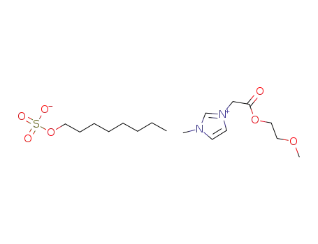 3-methyl-1-(methoxyethoxycarbonylmethyl)imidazolium octylsulfate