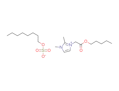 2,3-dimethyl-1-(pentoxycarbonylmethyl)imidazolium octylsulfate