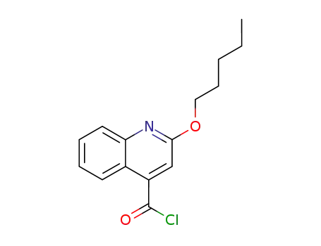 2-pentyloxy-quinoline-4-carbonyl chloride