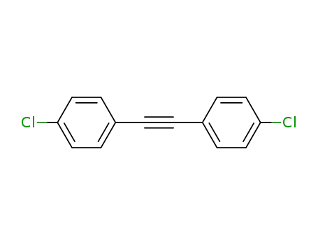 Molecular Structure of 1820-42-4 (Benzene, 1,1-(1,2-ethynediyl)bis(4-chloro-)