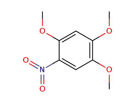 Molecular Structure of 14227-14-6 (2,4,5-Trimethoxynitrobenzene)