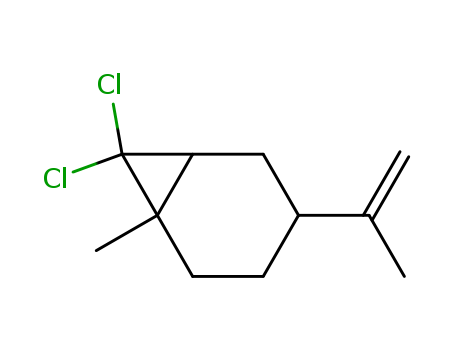 Bicyclo[4.1.0]heptane, 7,7-dichloro-1-methyl-4-(1-methylethenyl)- cas  83387-33-1