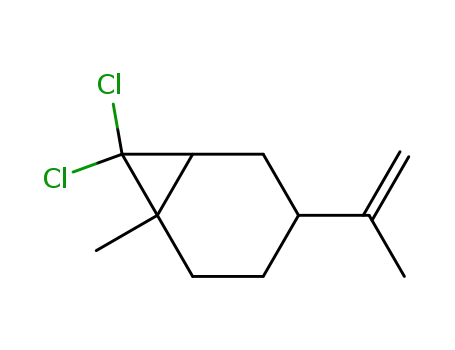 Bicyclo[4.1.0]heptane, 7,7-dichloro-1-methyl-4-(1-methylethenyl)- cas  83387-33-1