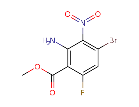 methyl 2-amino-4-bromo-6-fluoro-3-nitro-benzoate