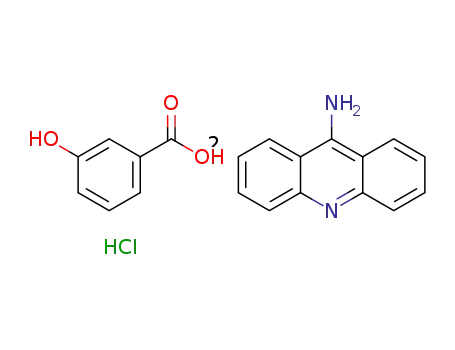 9-aminoacridinium 3-hydroxybenzoate hydrochloride
