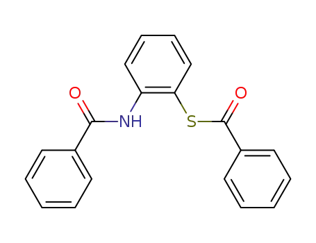 Molecular Structure of 1047-61-6 (Thiobenzoic acid S-[2-(benzoylamino)phenyl] ester)