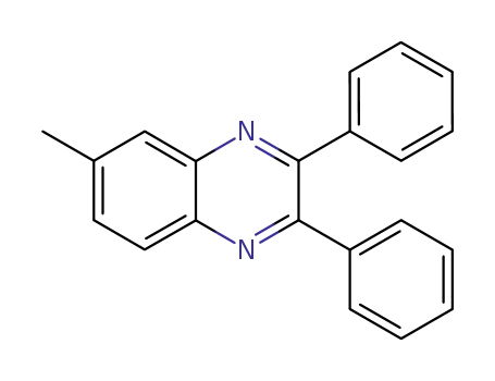 Molecular Structure of 16107-85-0 (Quinoxaline, 6-methyl-2,3-diphenyl-)