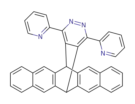 6,13-dihydro-6,13-[4',5']-3',6'-(di-2"-pyridyl)pyridazinopentacene