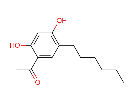 1-(5-hexyl-2,4-dihydroxyphenyl) ethan-1-one