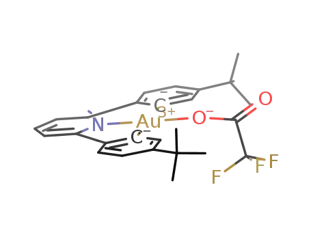 (2,6-(C6H3But)2pyridine)Au(CF3CO2)