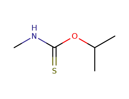 Molecular Structure of 20753-31-5 (Carbamic acid, methylthio-, O-isopropyl ester)