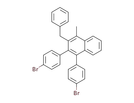 2-benzyl-3,4-bis(4-bromophenyl)-1-methylnaphthalene