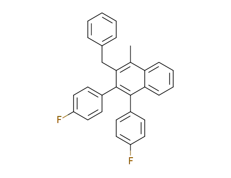 2-benzyl-3,4-bis(4-fluorophenyl)-1-methylnaphthalene