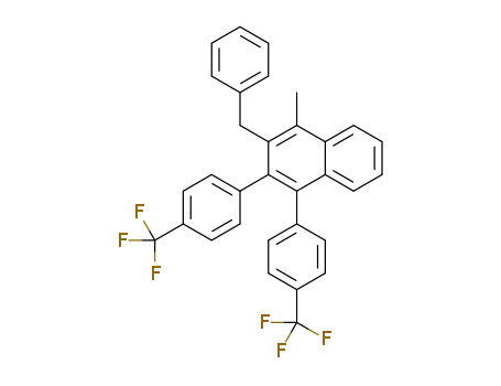 2-benzyl-1-methyl-3,4-bis(4-(trifluoromethyl)phenyl)naphthalene