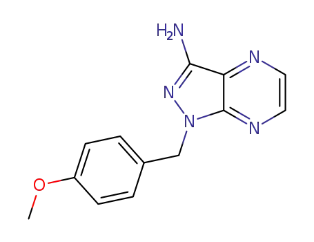 1-(4-methoxybenzyl)-1H-pyrazolo[3,4-b]pyrazine-3-amine