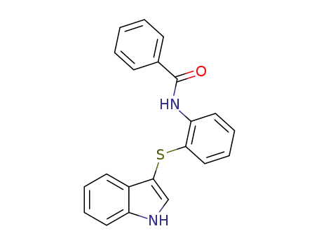 N-(2-((1H-indol-3-yl)thio)phenyl)benzamide