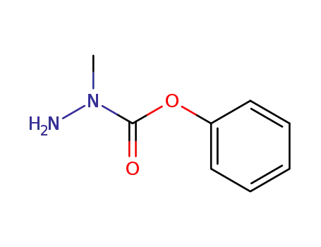 Molecular Structure of 30616-32-1 (Hydrazinecarboxylic acid, 1-methyl-, phenyl ester)
