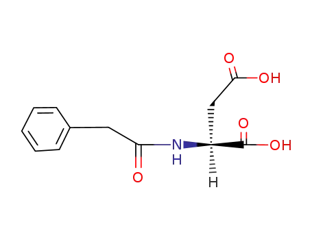 Molecular Structure of 2752-32-1 (L-Aspartic acid, N-(phenylacetyl)-)